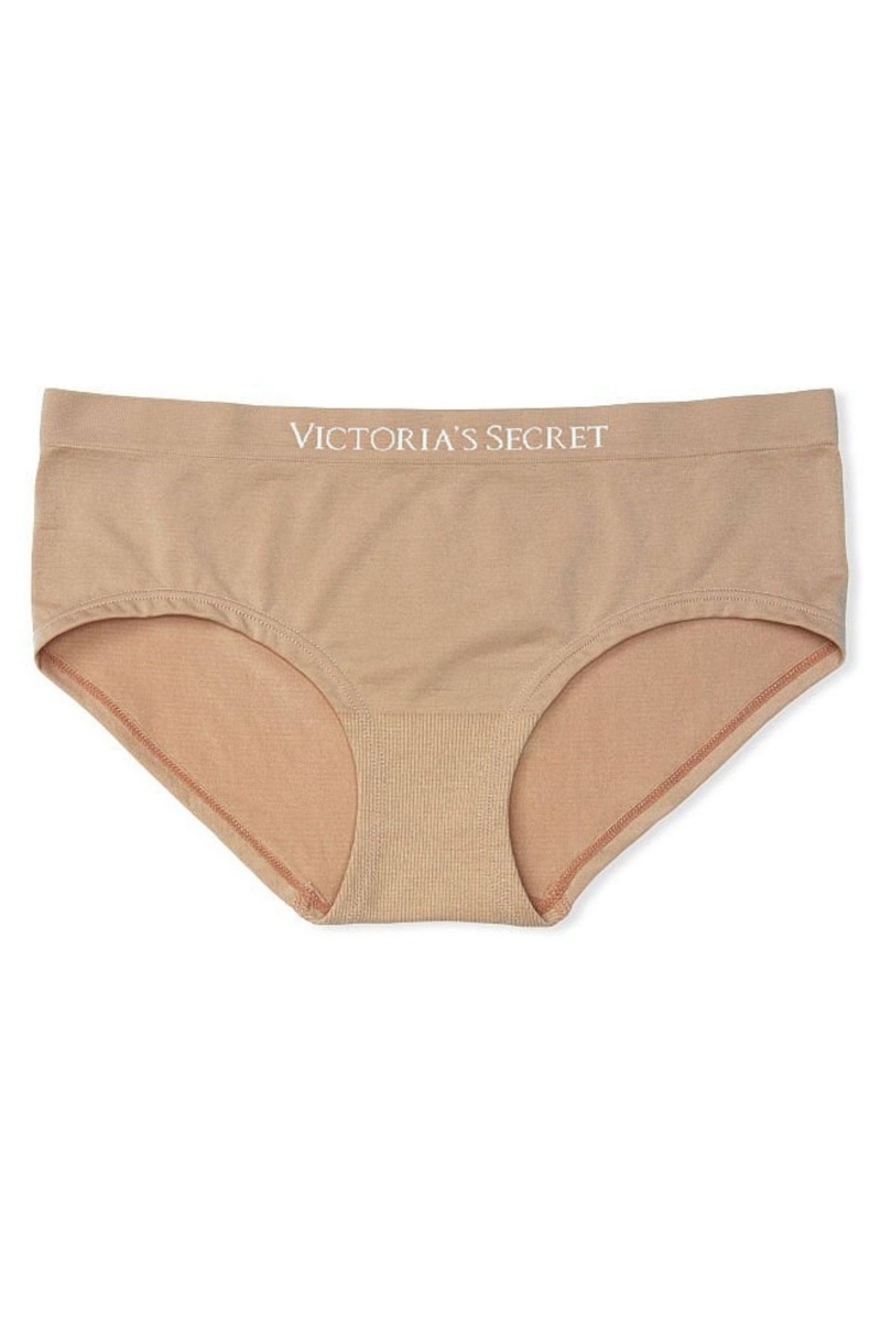 Victoria's Secret Smooth Seamless Hipster Knickers Almost Nude | 74312-ZIAJ