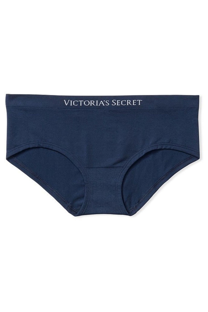 Victoria's Secret Smooth Seamless Hipster Knickers Donkerblauw Blauw | 68709-NUIX