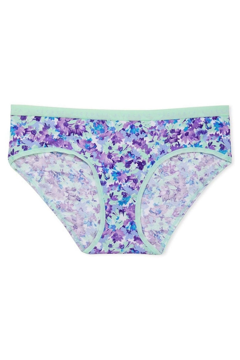 Victoria's Secret Stretch Katoenen Stretch Katoenen Hipster Knickers Mintgroen | 67218-SAKU