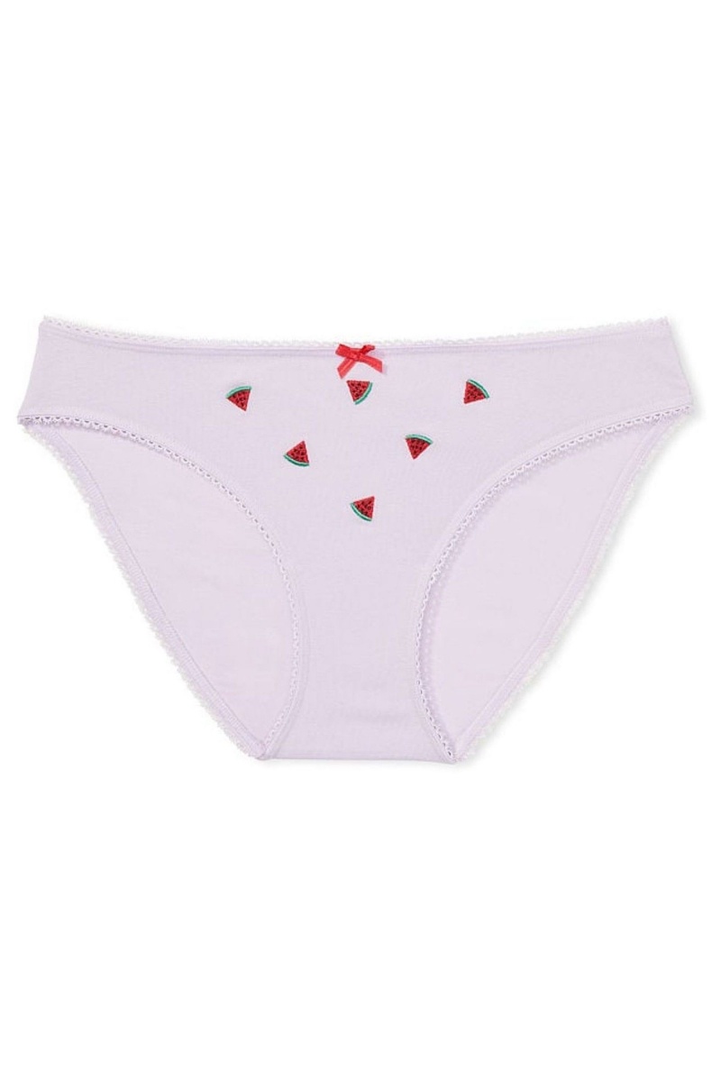 Victoria's Secret Stretch Katoenen Stretch Katoenen Knickers Blauw | 14798-EGPL