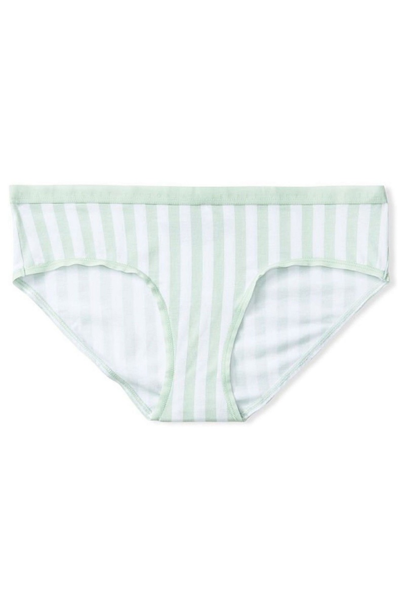 Victoria\'s Secret Stretch Katoenen Stretch Katoenen Hipster Knickers Berry Blush Casual Stripe | 56472-HZNS