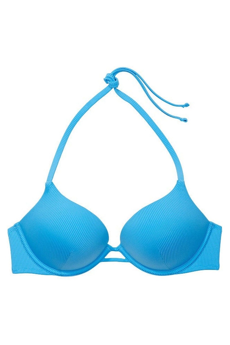 Victoria's Secret Swim Bikini Top Blauw | 43526-QOIN