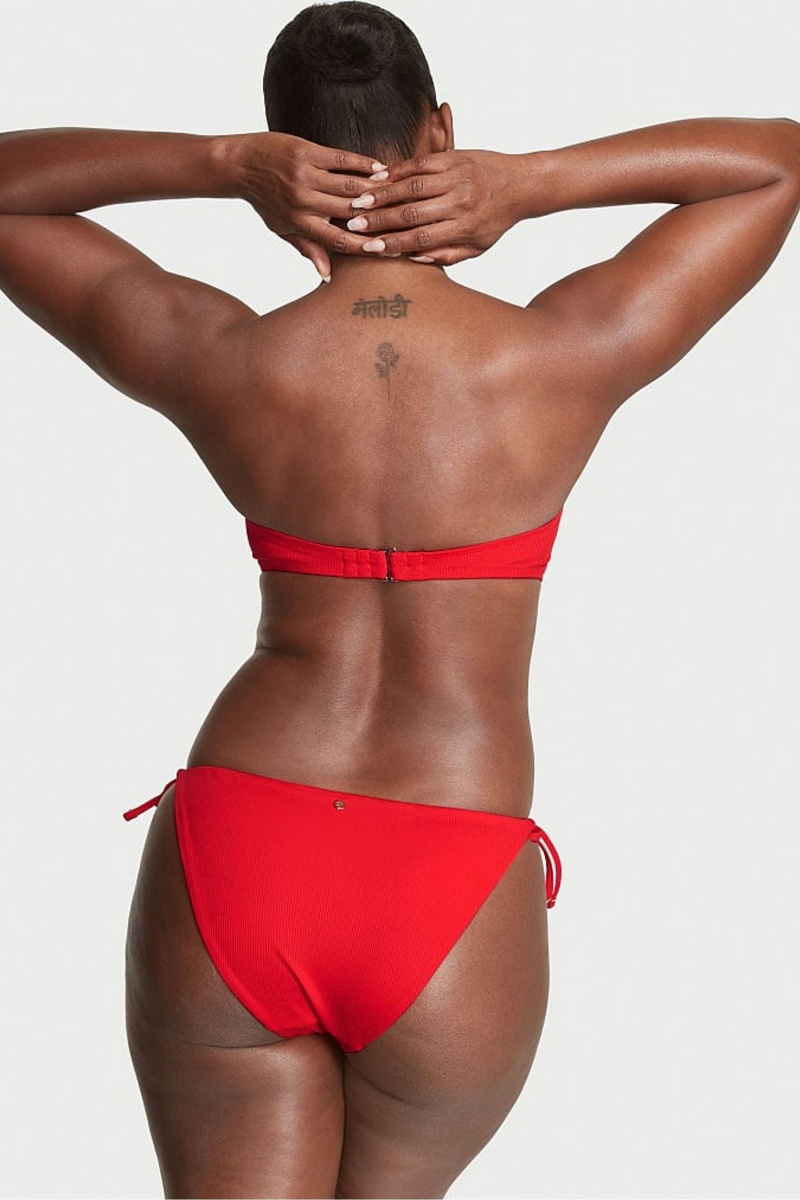 Victoria's Secret Swim Bikini Top Rood | 96845-YNJK