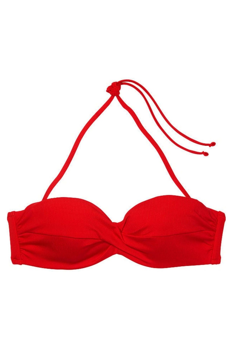 Victoria's Secret Swim Bikini Top Rood | 96845-YNJK