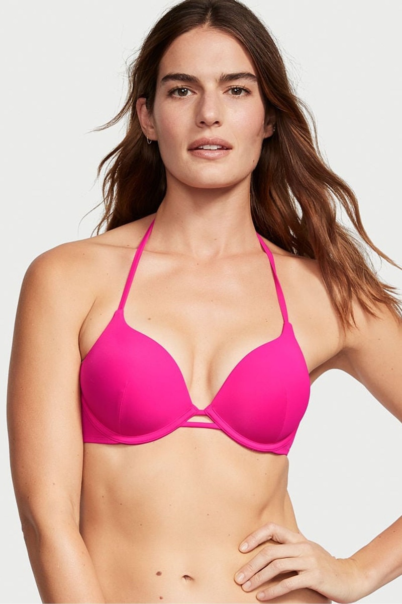 Victoria's Secret Swim Bikini Top Roze | 49835-QJNY