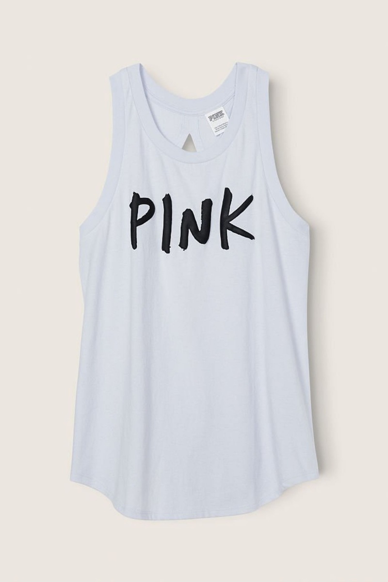 Victoria\'s Secret Tank Top Zwart | 42518-IZNK