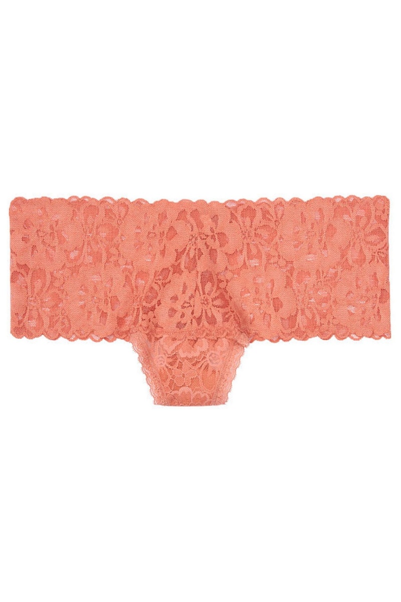 Victoria's Secret The Lacie Kanten Brede Band String Panty Roze | 52708-AQXS