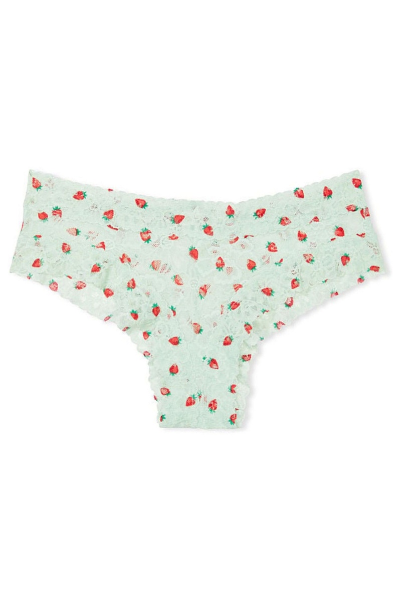 Victoria's Secret The Lacie Kanten Cheeky Knickers Groen | 49321-QOUA