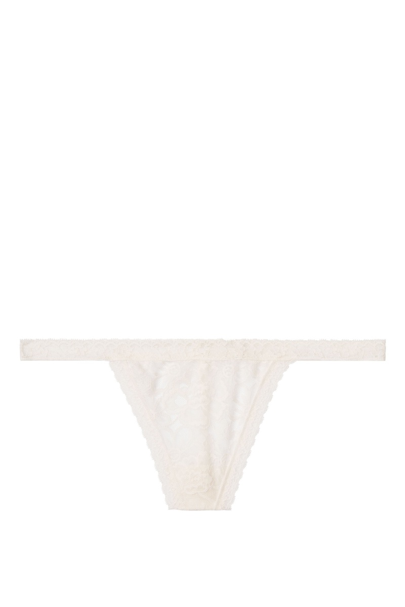 Victoria's Secret The Lacie Kanten G String Knickers Almost Nude | 63158-BVDF