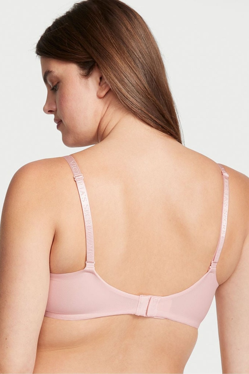 Victoria's Secret The T-Shirt Bombshell Front Bevestiging Push Up Bra Roze | 72834-GPCF