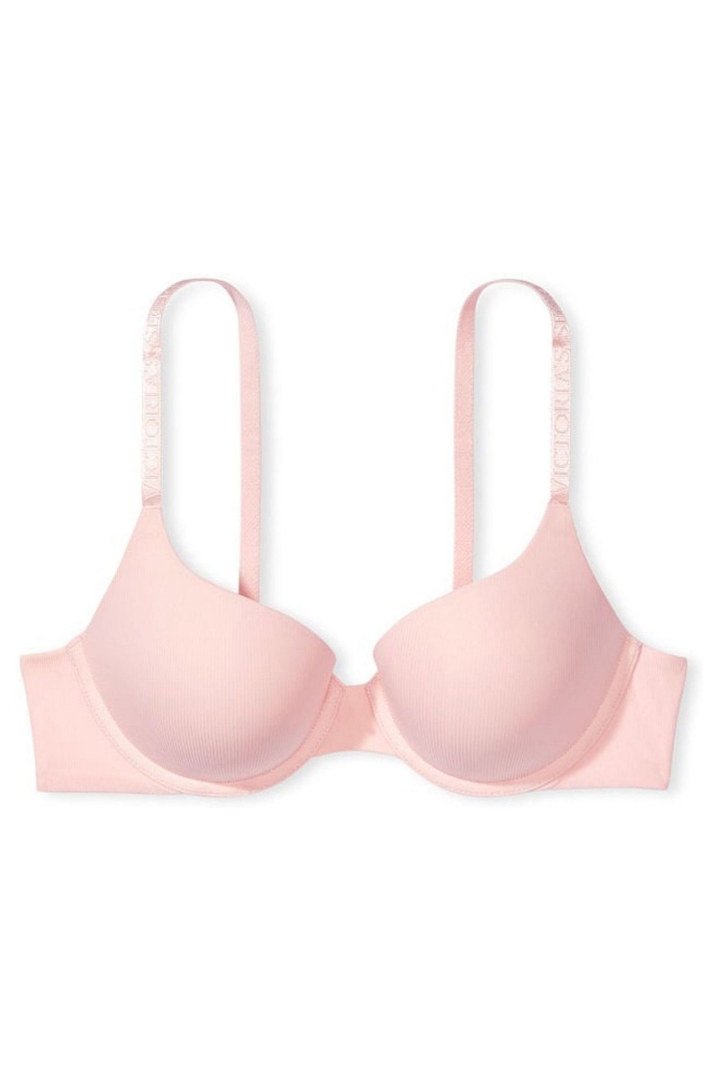 Victoria's Secret The T-Shirt Full Cup Push Up Smooth Bra Roze | 87203-LETD