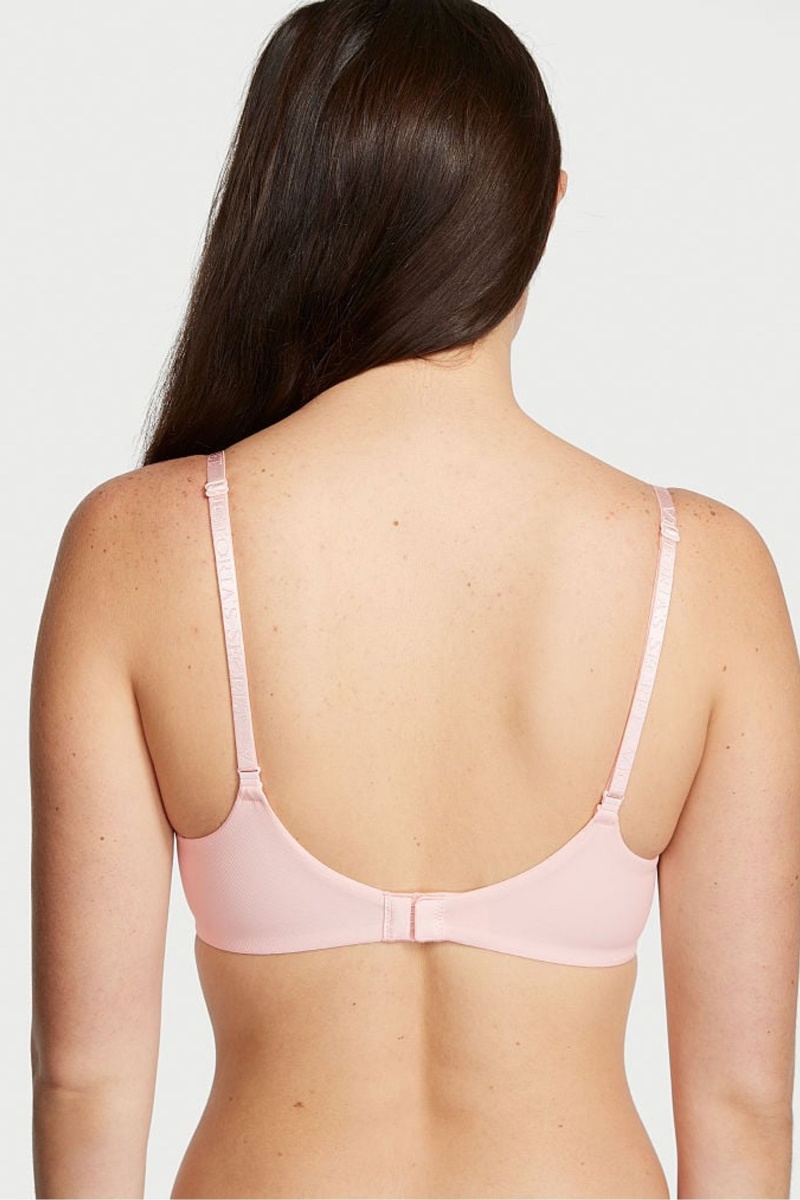 Victoria's Secret The T-Shirt Smooth Lightly Gevoerde T-Shirt Bra Roze | 17235-ZOTA