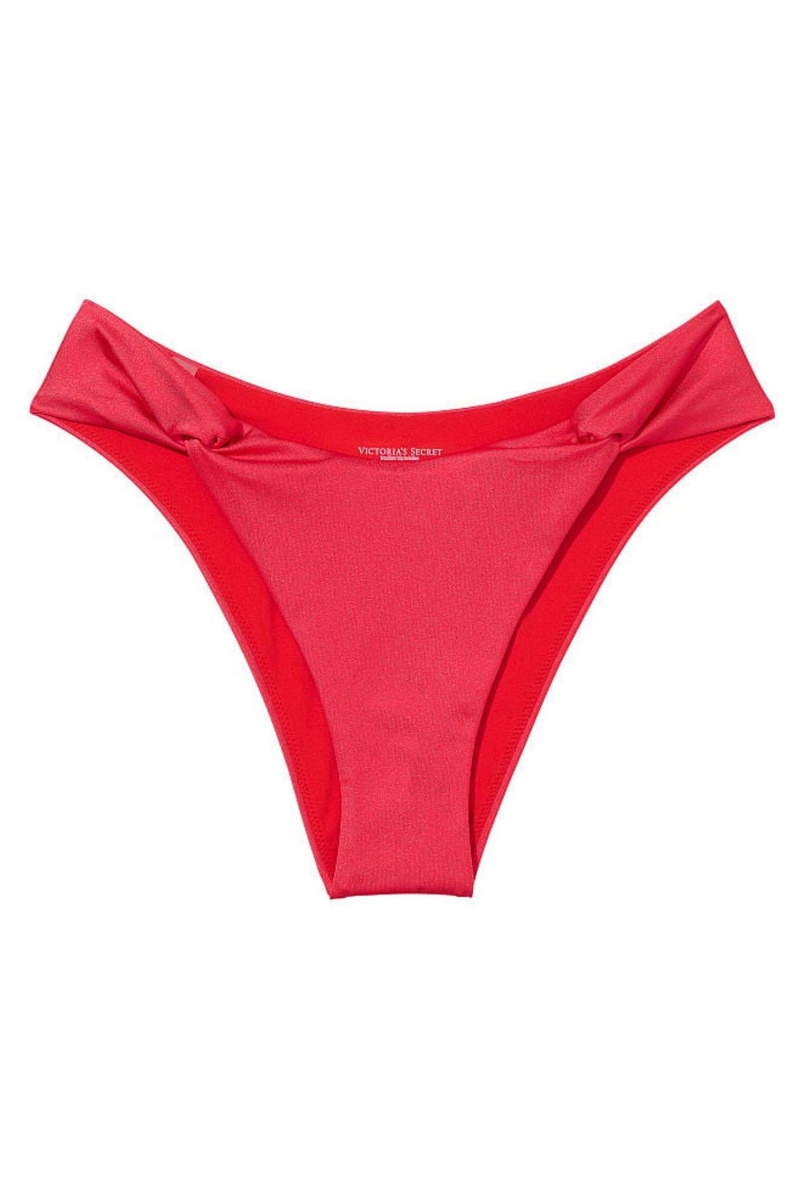 Victoria's Secret Twist Brazilian Bikini Bottom Rood | 86573-SLMH