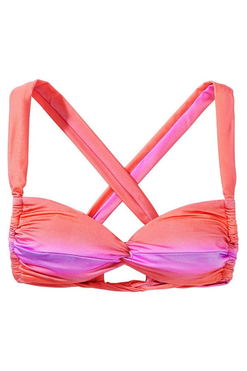 Victoria's Secret Twist Multiway Halterneck Bikini Top Paars | 04513-VBUD