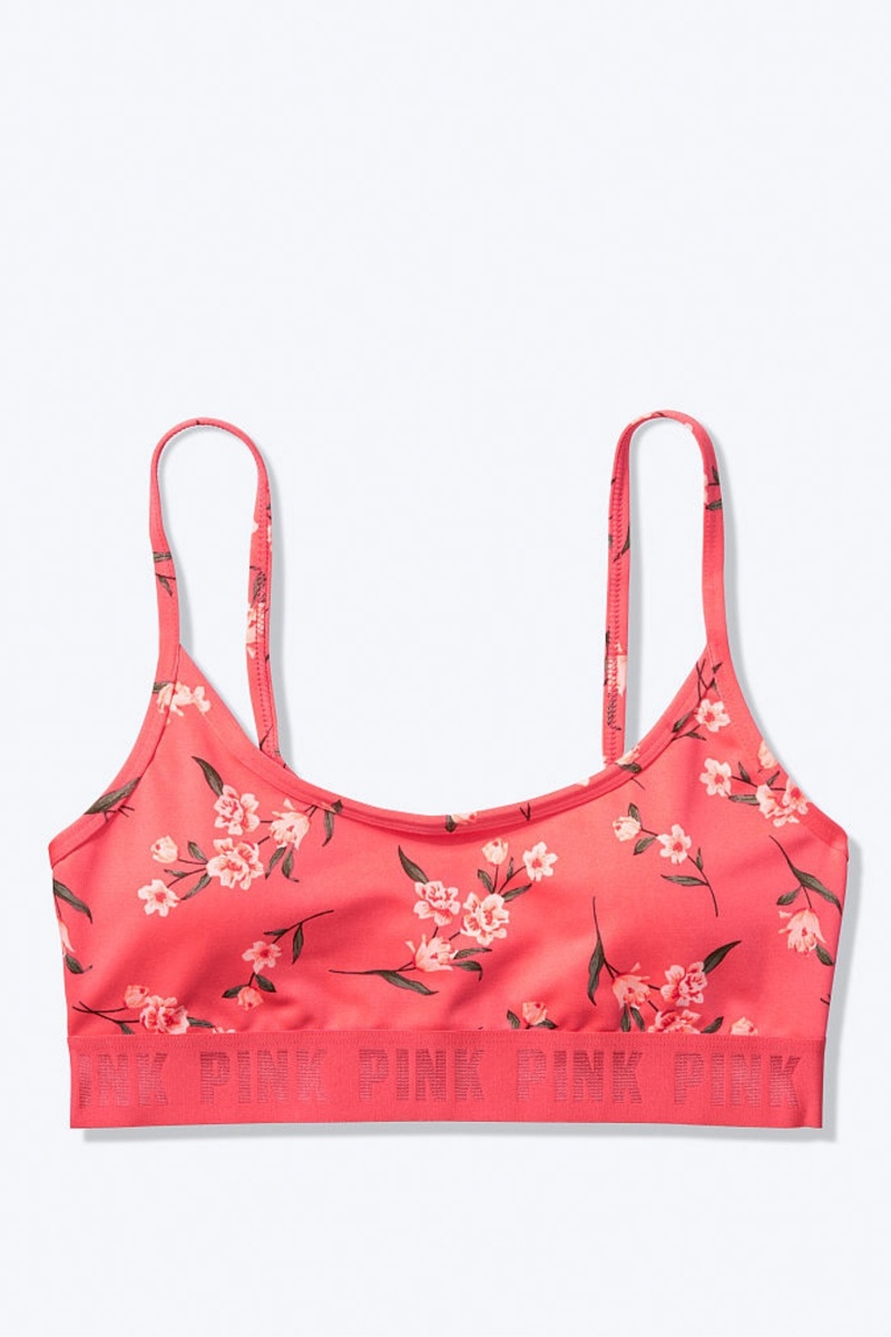 Victoria's Secret Ultimate Scoop Lightly Gevoerde Sports Bra Roze | 96024-LSCI