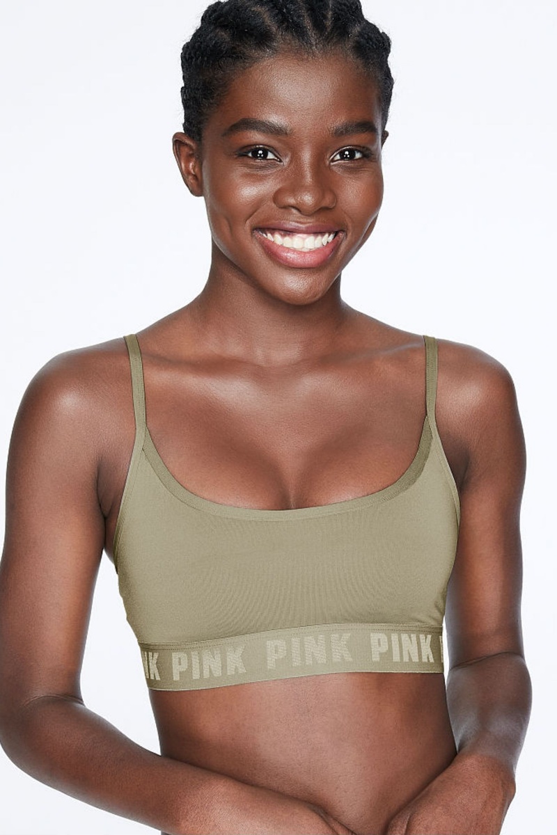 Victoria's Secret Ultimate Scoop Lightly Gevoerde Sports Bra Roze | 52067-EAUG