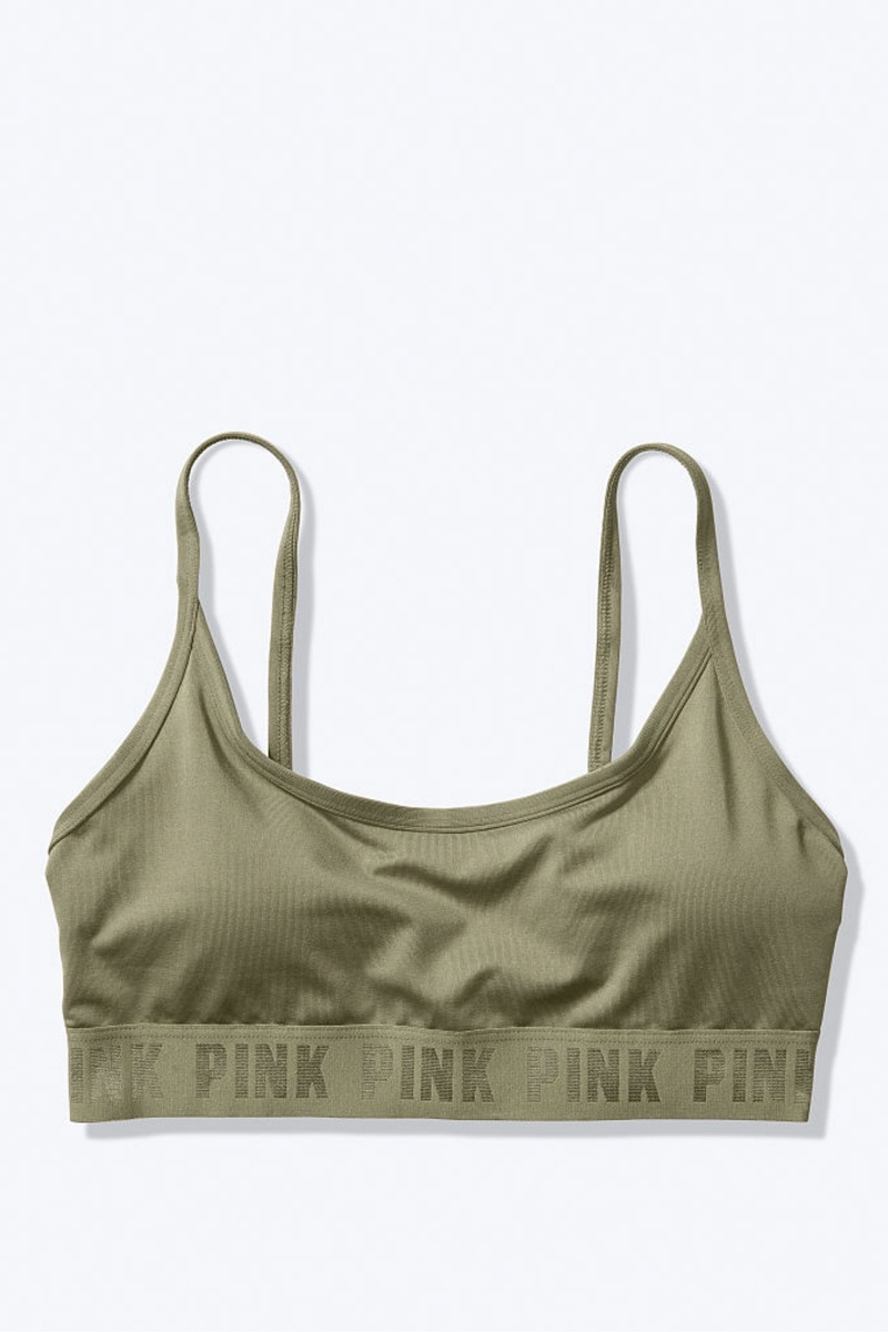 Victoria\'s Secret Ultimate Scoop Lightly Gevoerde Sports Bra Roze | 52067-EAUG