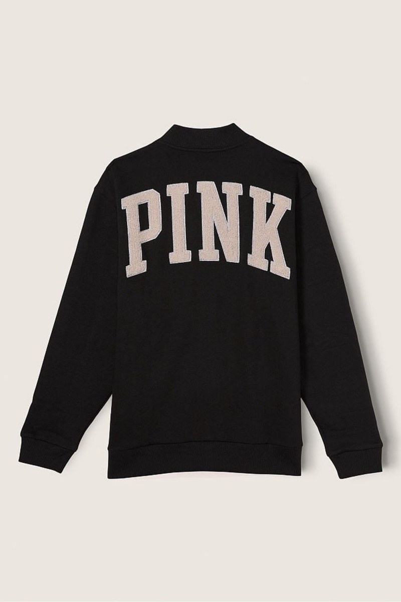 Victoria's Secret Varsity Jacket Zwart | 06827-HYXE