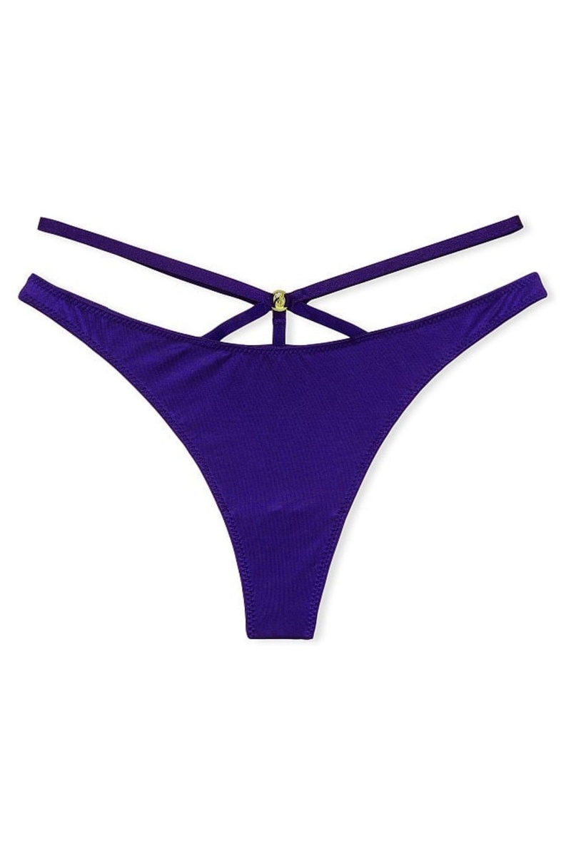 Victoria's Secret Very Sexy Bandjes String Knickers Donkerbruin | 68243-FQBA