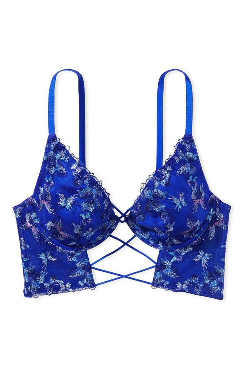 Victoria's Secret Very Sexy Embroidered Bra Blauw | 24163-OKRW