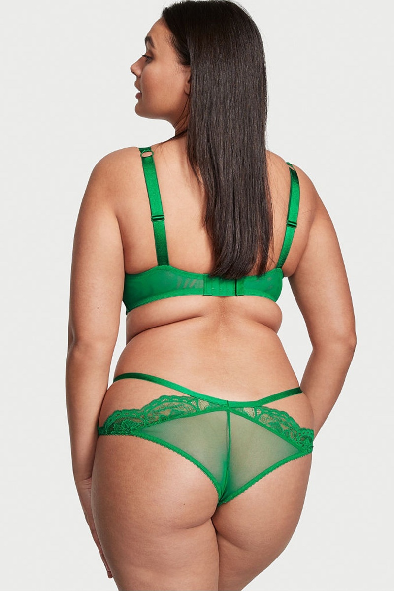 Victoria's Secret Very Sexy Kanten Cheeky Knickers Groen | 48019-TKEX