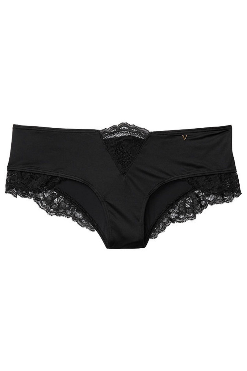 Victoria's Secret Very Sexy Kanten Trim Cheeky Knickers Zwart | 72813-CQAK