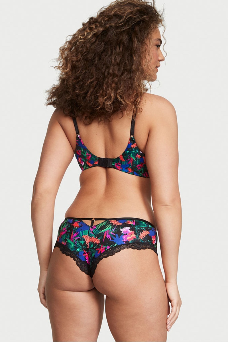 Victoria's Secret Very Sexy Kanten Trim Cheeky Knickers Zwart | 65397-NGYX