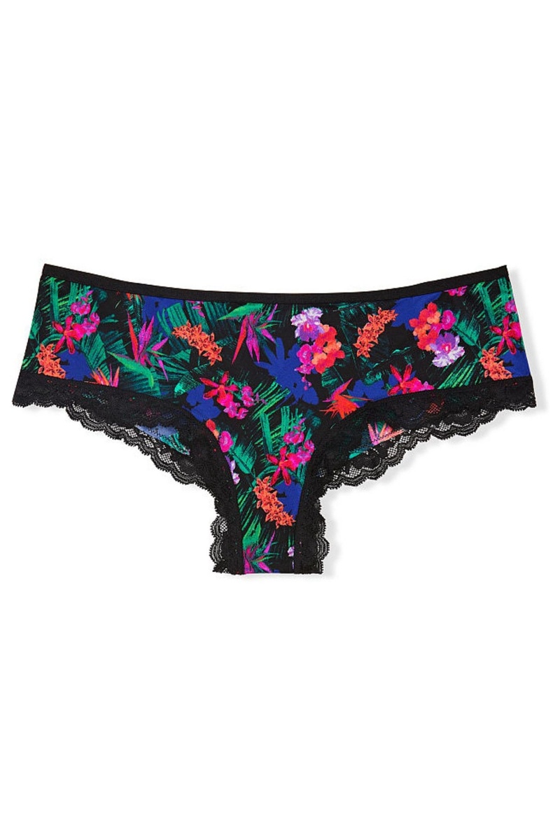 Victoria's Secret Very Sexy Kanten Trim Cheeky Knickers Zwart | 65397-NGYX