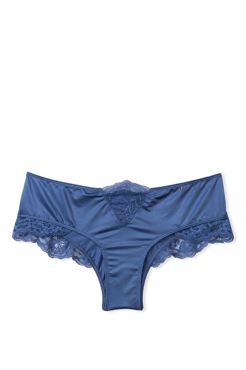 Victoria's Secret Very Sexy Kanten Trim String Knickers Blauw | 32084-VGYI