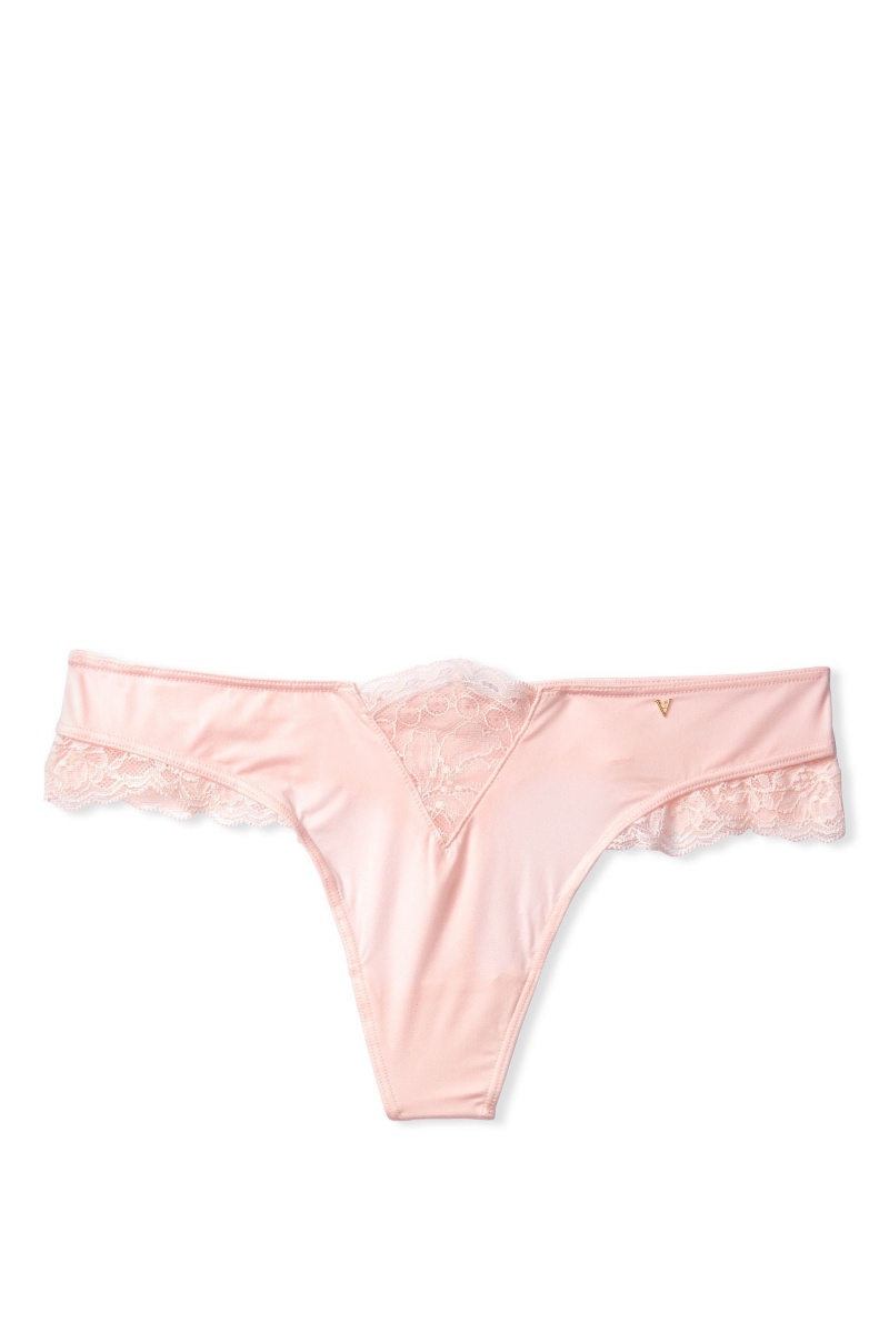 Victoria's Secret Very Sexy Kanten Trim String Knickers Blauw | 86123-QXRP