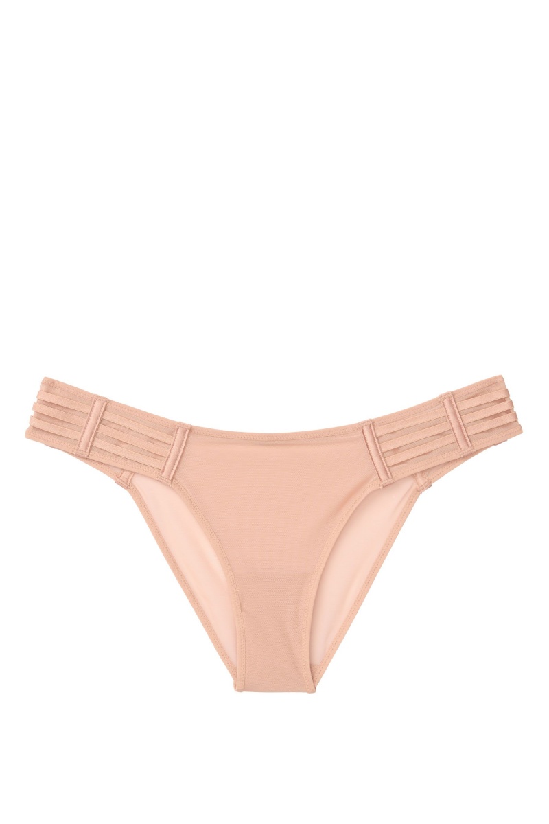 Victoria's Secret Very Sexy Mesh Cheekini Knickers Sweet Nougat Nude | 98231-LGTZ