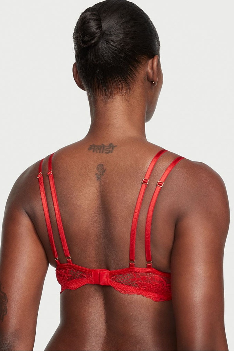 Victoria's Secret Very Sexy Open Cup Unlined Demi Bra Rood | 10438-GUME