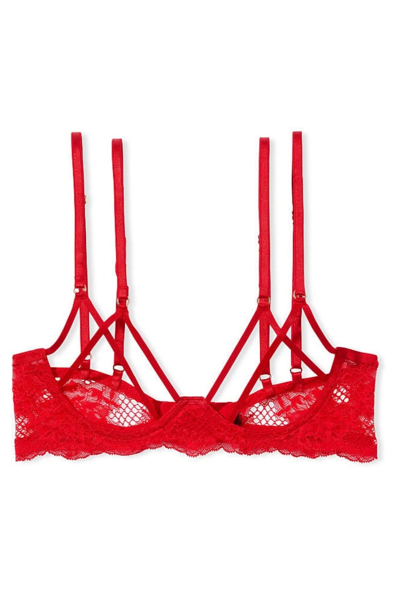 Victoria's Secret Very Sexy Open Cup Unlined Demi Bra Rood | 10438-GUME