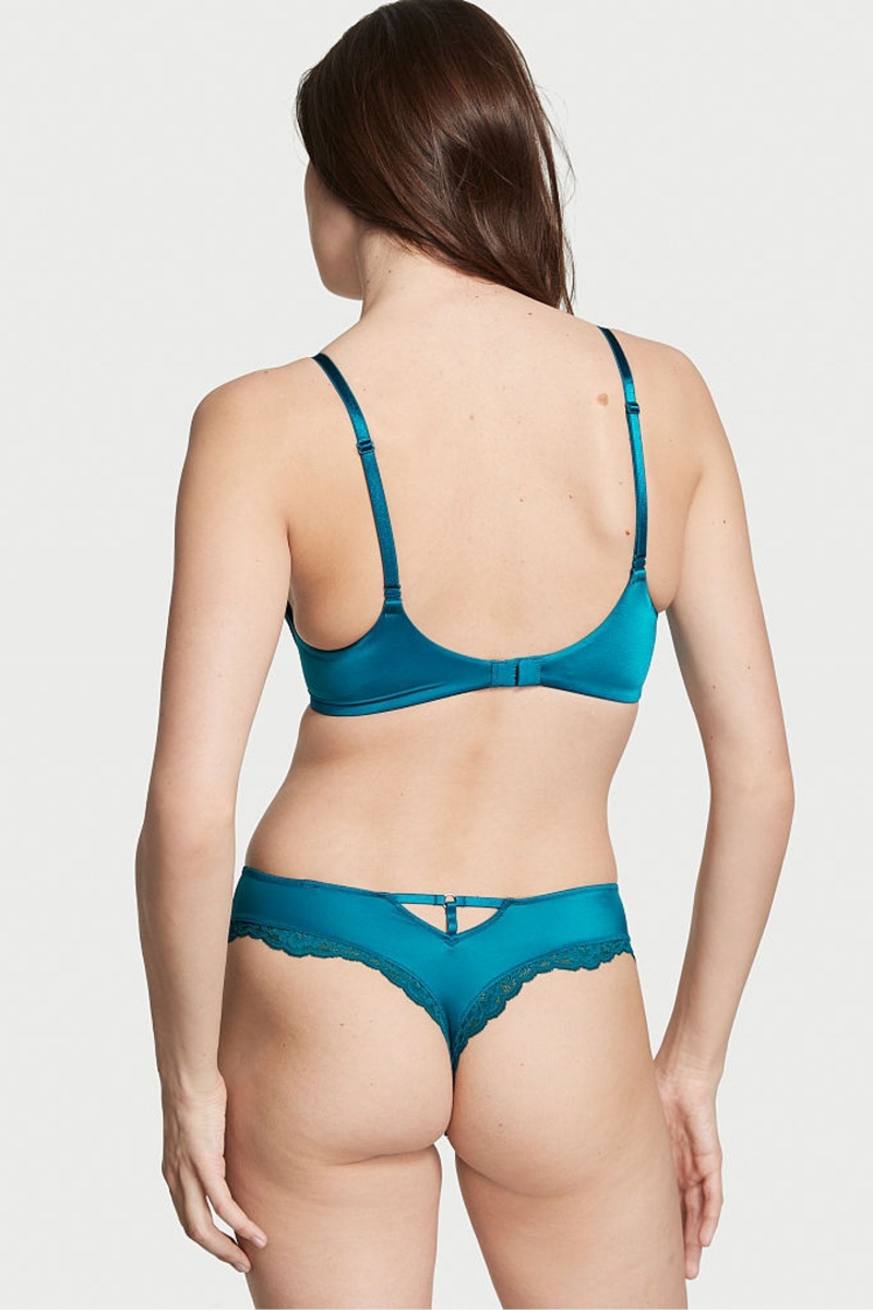 Victoria's Secret Very Sexy Smooth Cut Out String Knickers Zwart | 29864-ENUJ