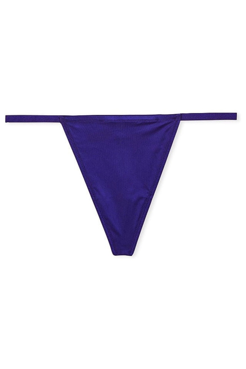 Victoria's Secret Very Sexy Smooth G String Knickers Blauw | 87530-AHWE