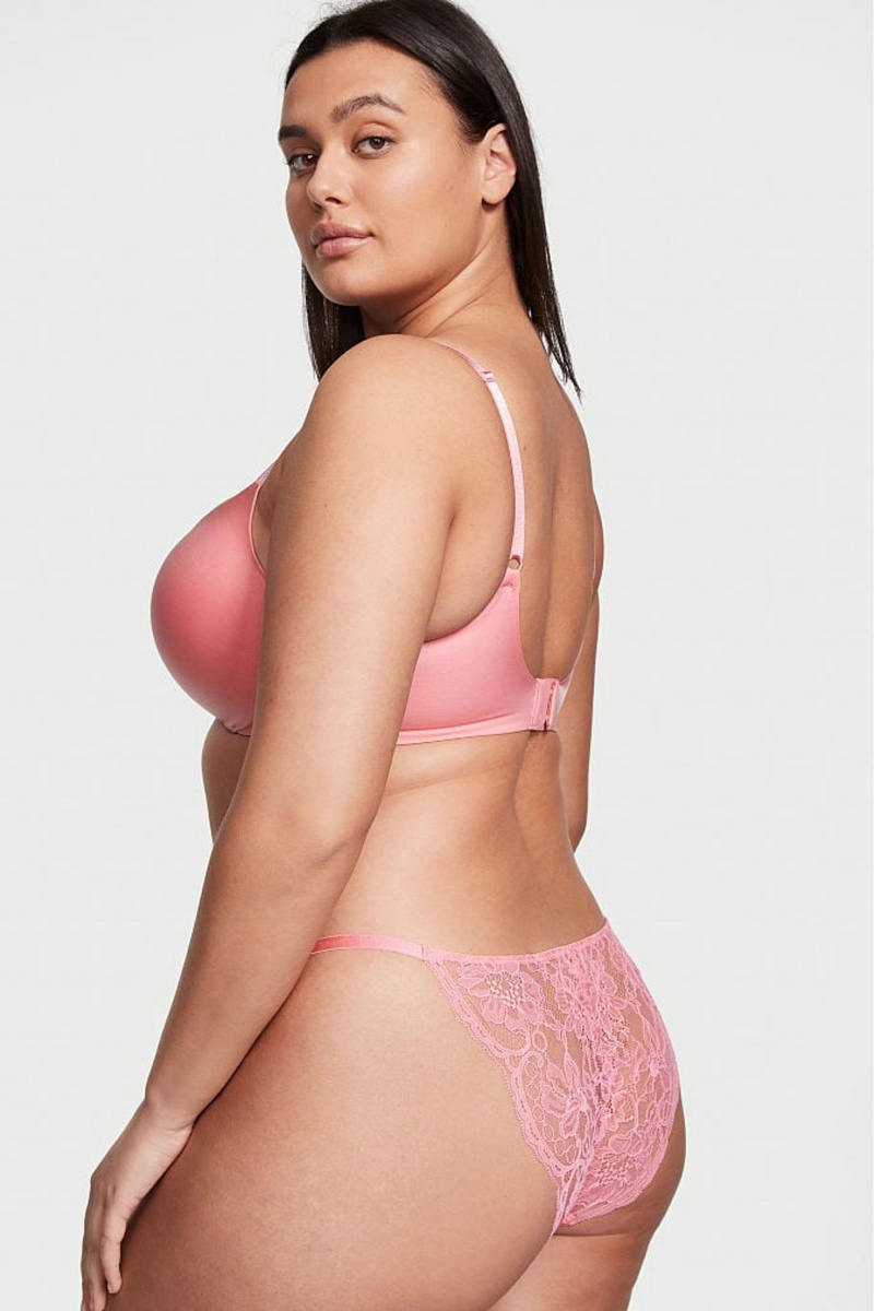 Victoria's Secret Very Sexy Smooth Shine Riemen Knickers Roze | 75301-HNCJ