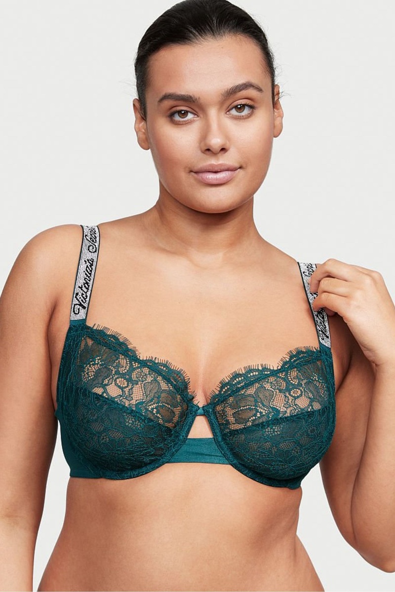 Victoria\'s Secret Very Sexy The Fabulous by Victoria’s Secret Full Cup Bra Zwart Groen | 14573-RPEH