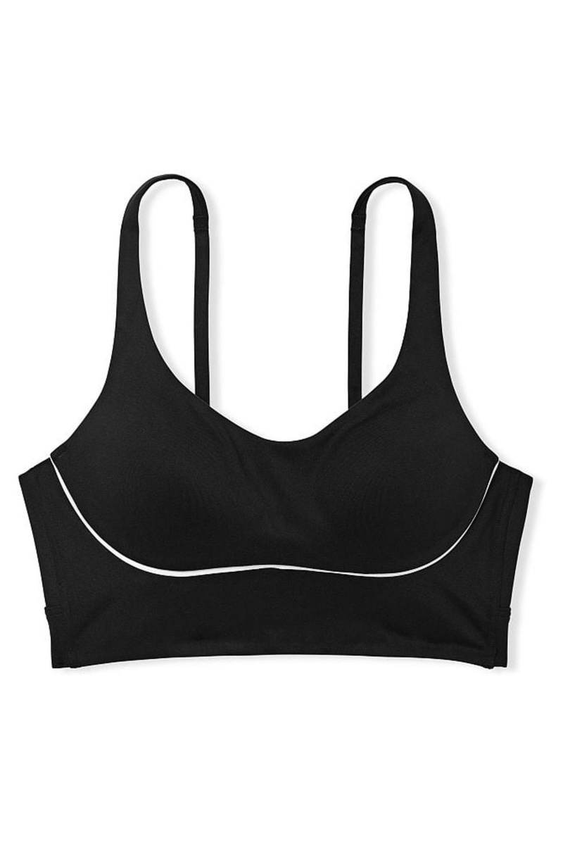 Victoria's Secret Victorias Secret Medium Impact Bandjes Back Sports Bra Zwart | 89564-BZQD