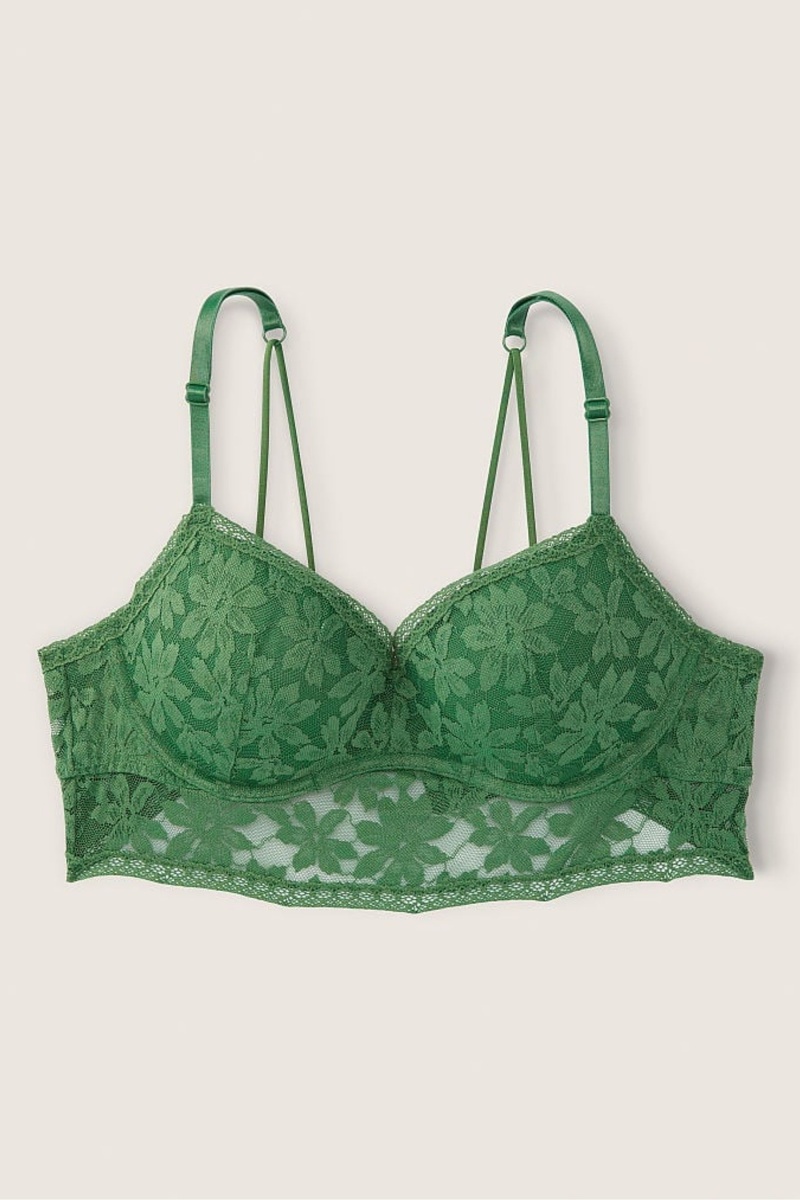 Victoria's Secret Wear Everywhere Kanten Wired Push Up Bralette Geel | 86521-UZBT