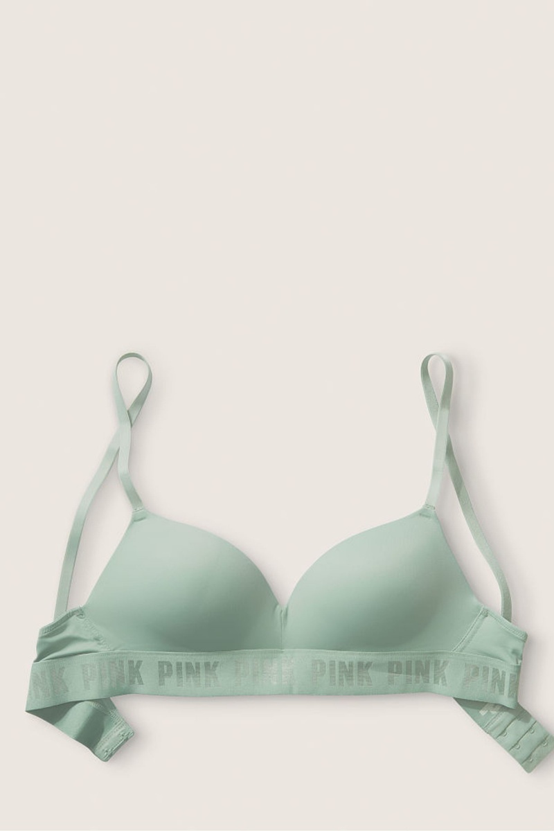 Victoria's Secret Wear Everywhere Smooth Non Wired Push Up T-Shirt Bra Beige | 04961-XFOP